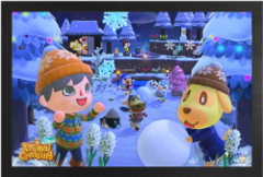 Cadre / Framed - Animal Crossing NH (Winter)